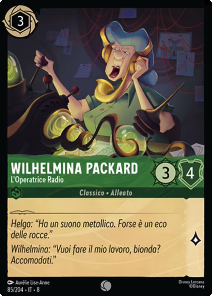 Wilhelmina Packard - Radio Operator